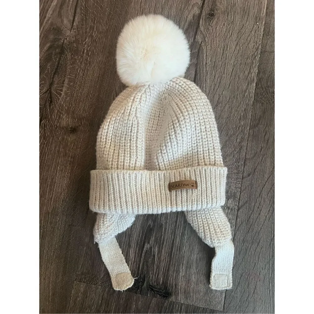 BEARPAW Baby Girls' 2-Pack Knit Hats - pink, 12 -24 months